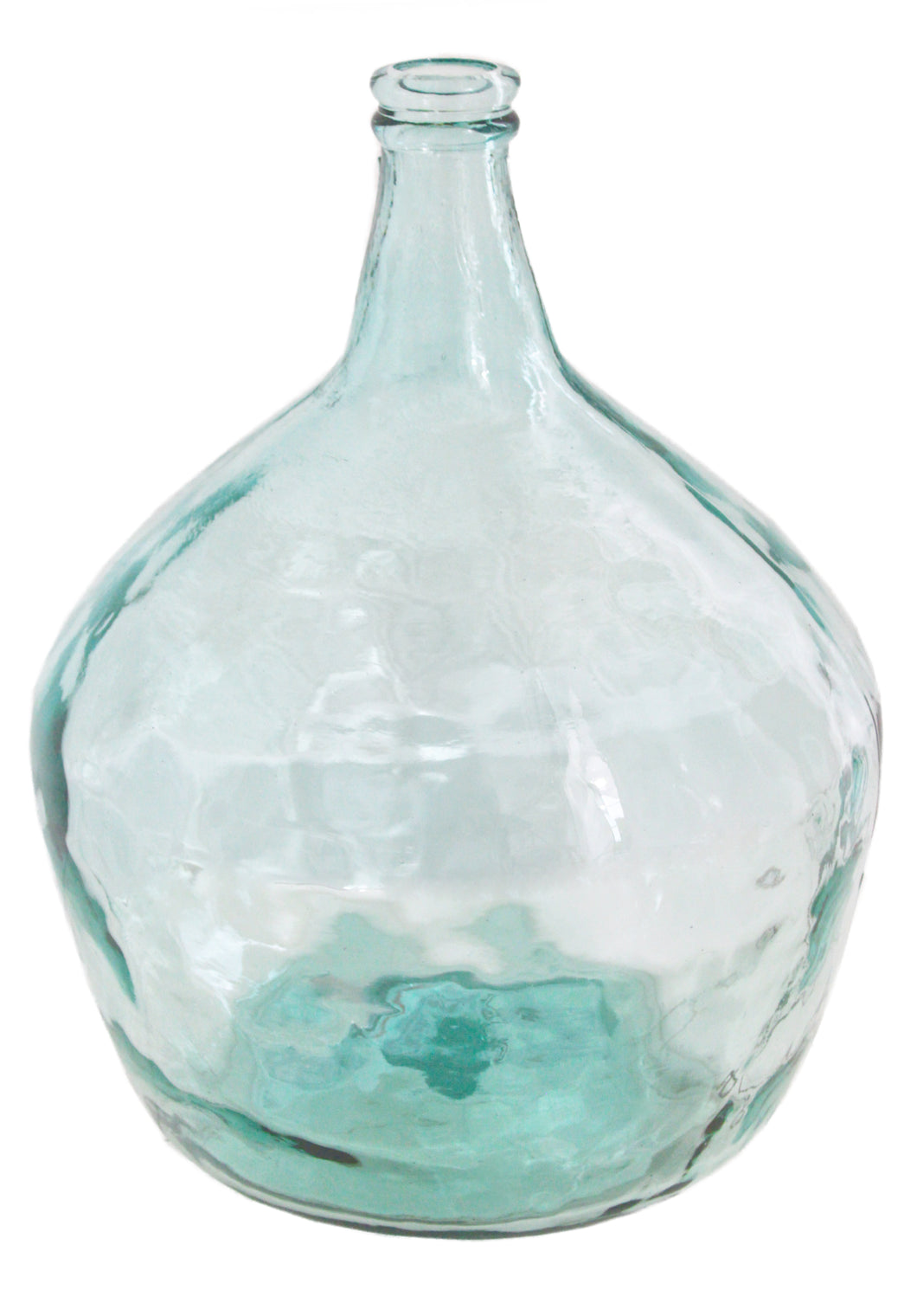Stilvolle Boden Vase aus recyceltem Glas, Höhe 41 cm, Volumen 16 Liter
