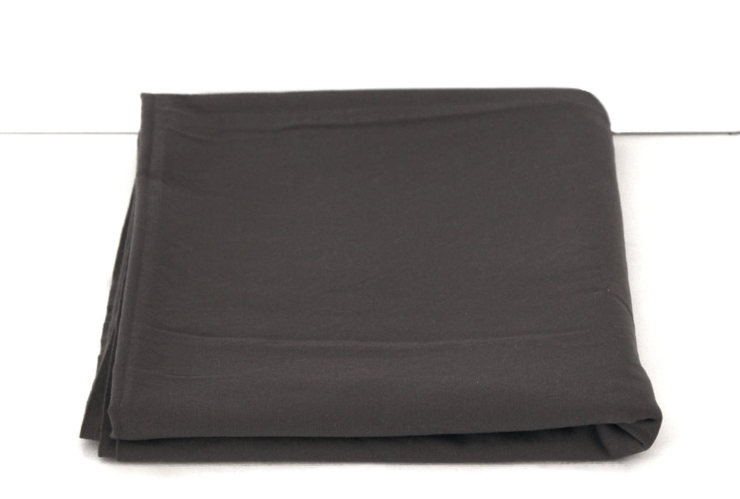Große, lässige Decke, 250 x 150 cm, 100% Baumwolle, Farbe Dunkelgrau