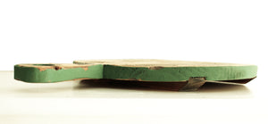 Schneide / Servier / Pizza Brett auf Standleisten , Durchmesser 32,5 cm, Material Leichtholz