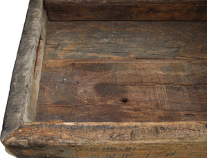 Rustikales Holztablett, Größe 40 x 30 x 6,5 cm