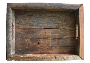 Rustikales Holztablett, Größe 40 x 30 x 6,5 cm