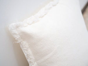 Kissen weiß inklusive Füllung, 45 x 45 cm, 100 % Baumwolle